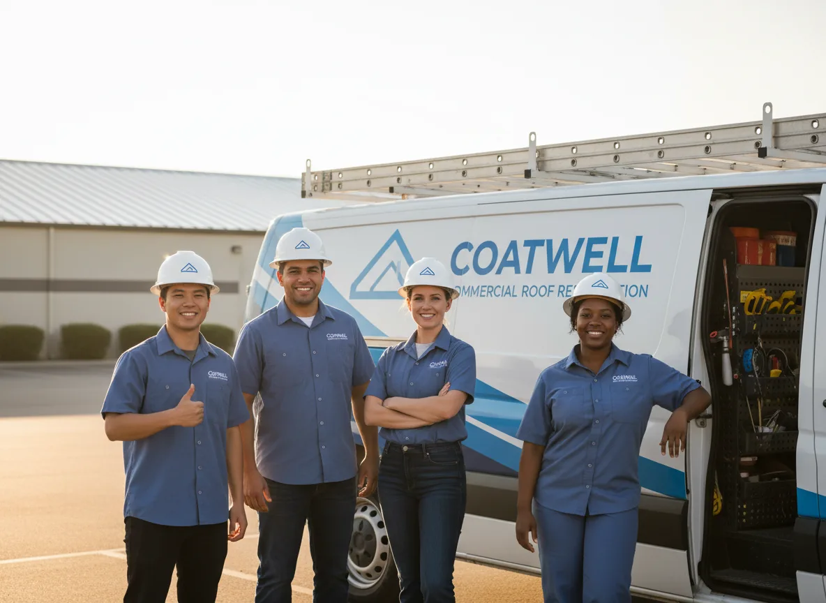 Commercial roof coating company in Brighton, IA